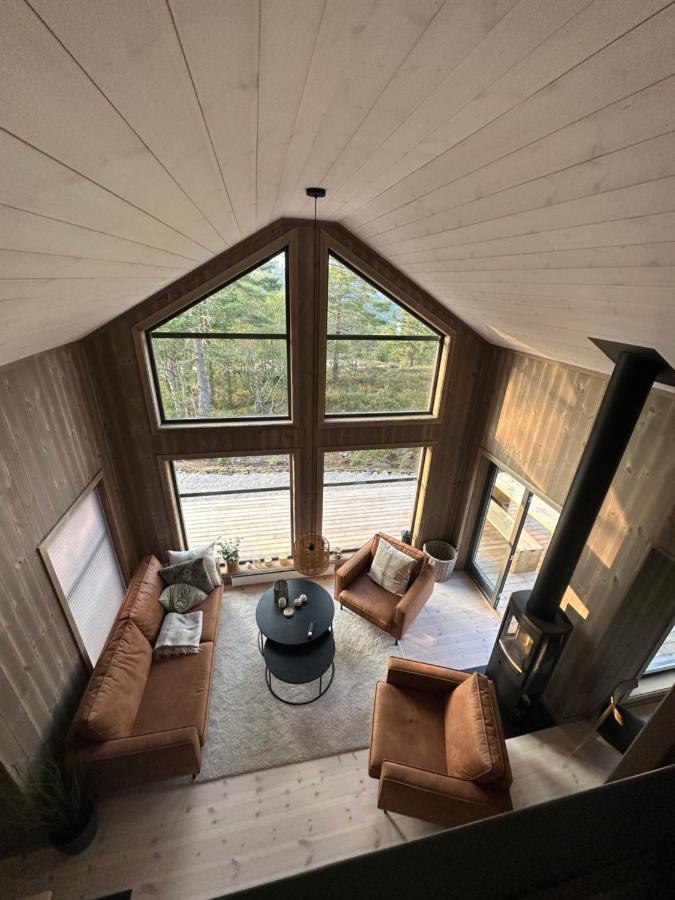 Modern Northern Lights Cabin Drangedal Exterior photo