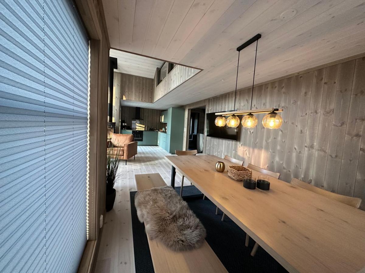 Modern Northern Lights Cabin Drangedal Exterior photo