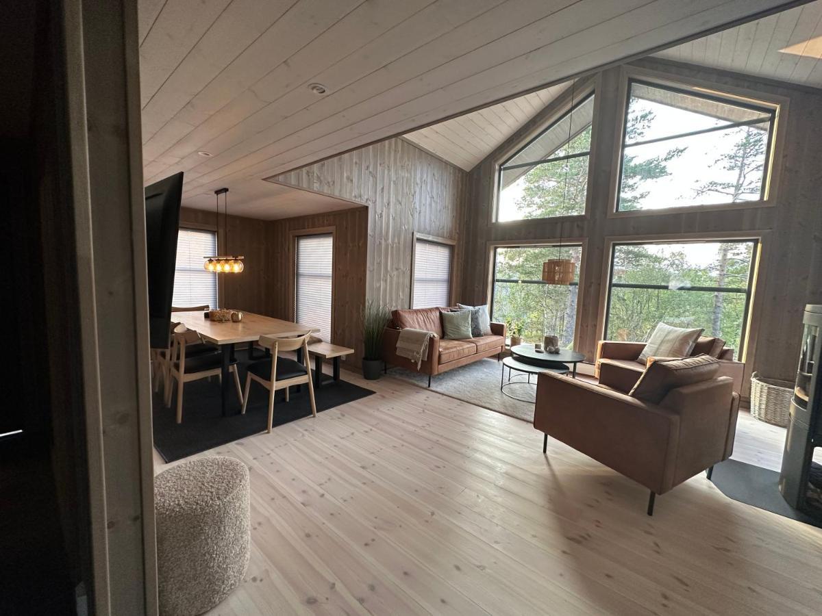 Modern Northern Lights Cabin Drangedal Exterior photo