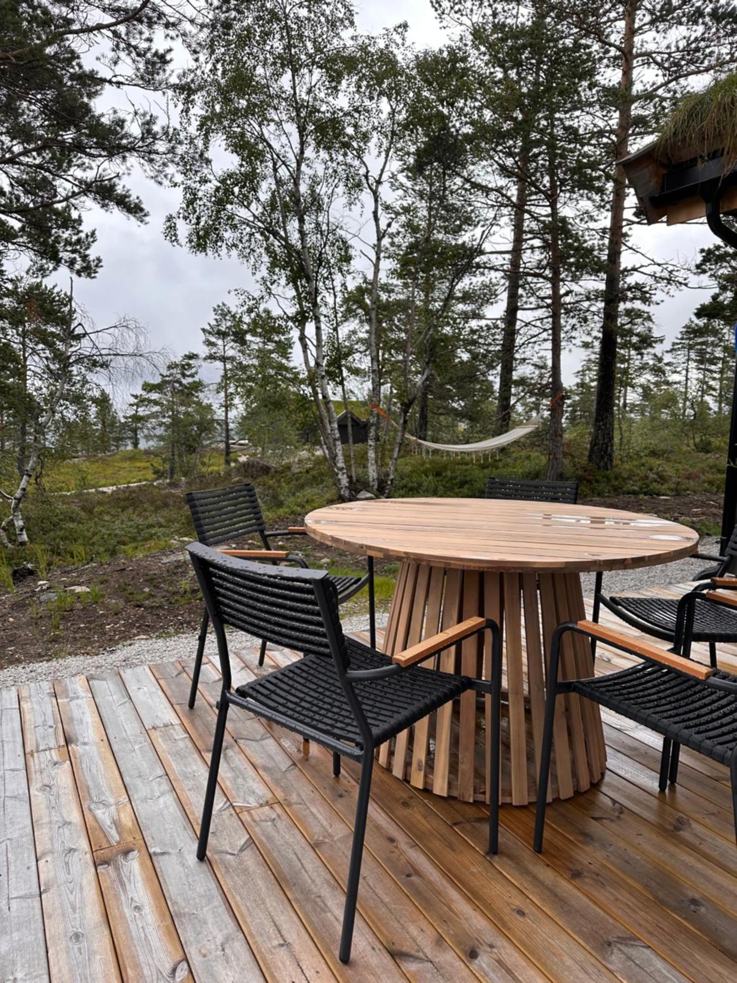 Modern Northern Lights Cabin Drangedal Exterior photo