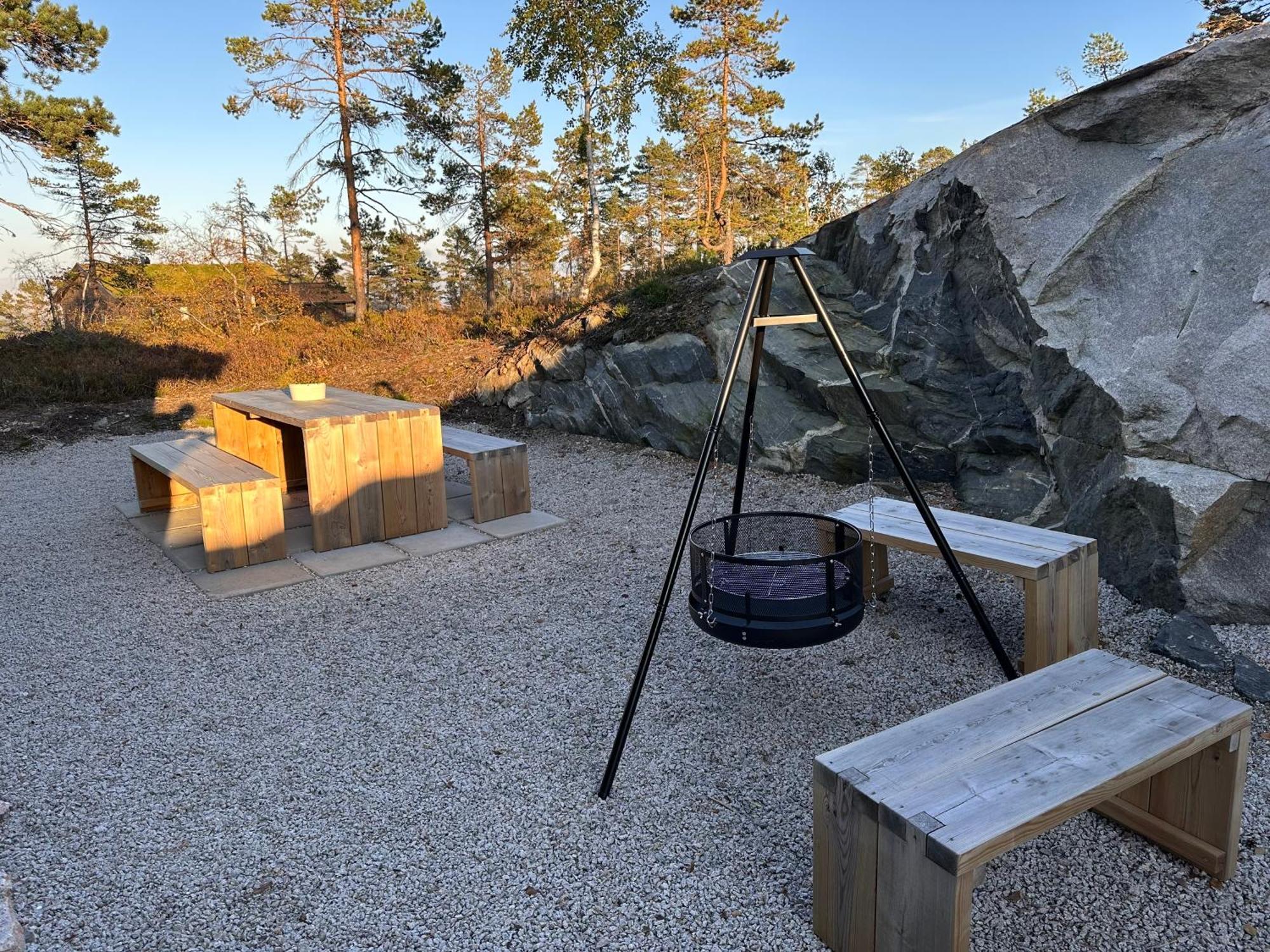 Modern Northern Lights Cabin Drangedal Exterior photo