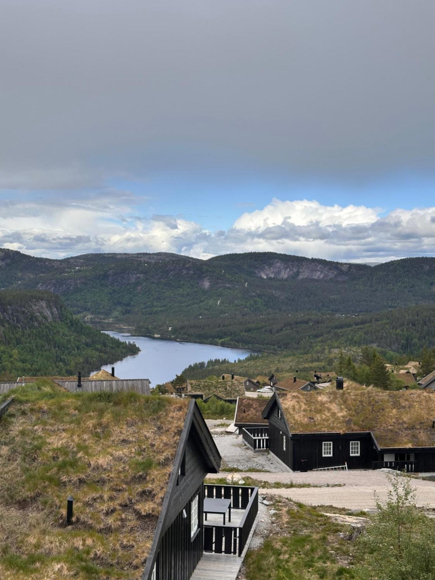 Modern Northern Lights Cabin Drangedal Exterior photo