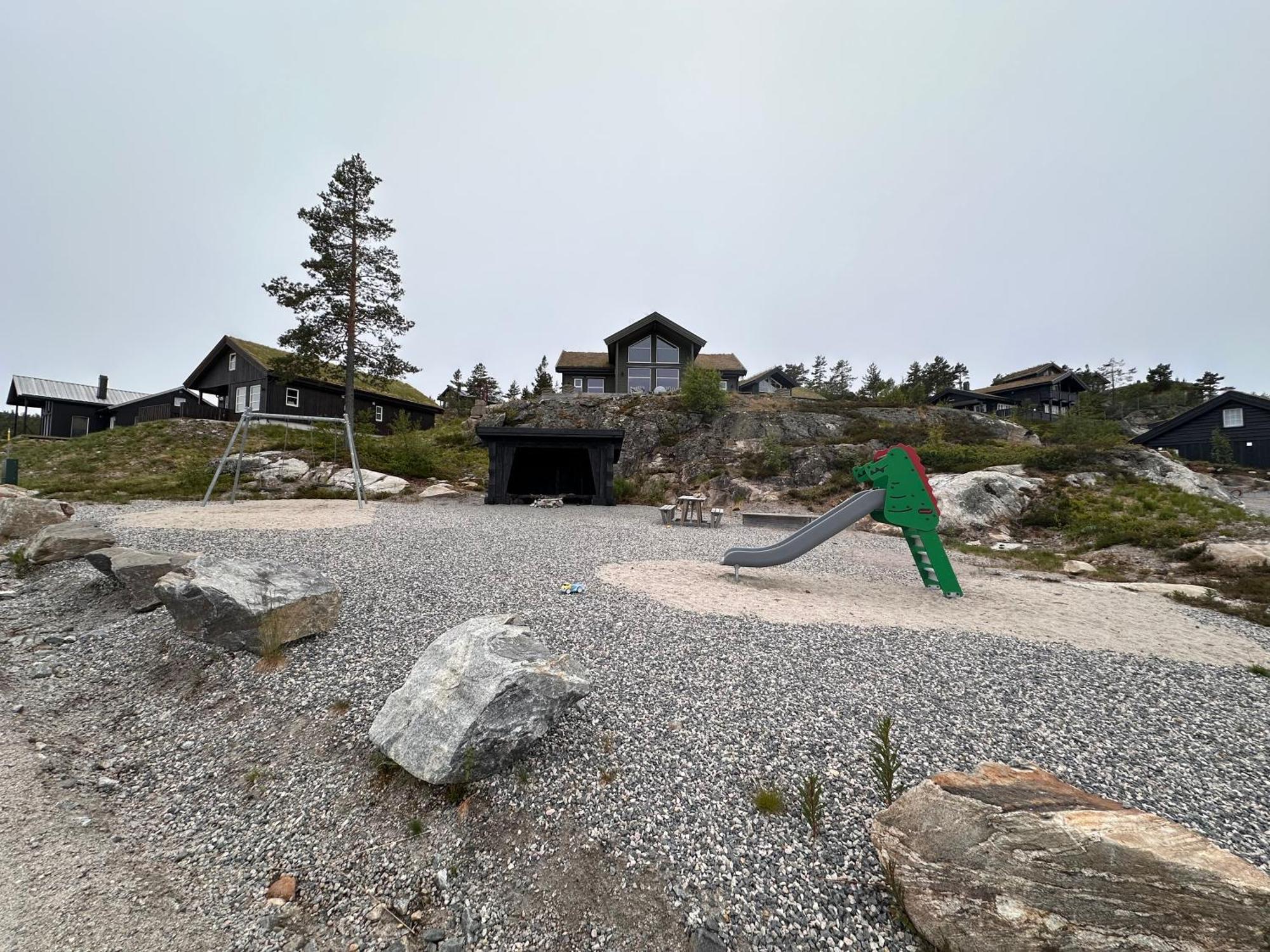 Modern Northern Lights Cabin Drangedal Exterior photo